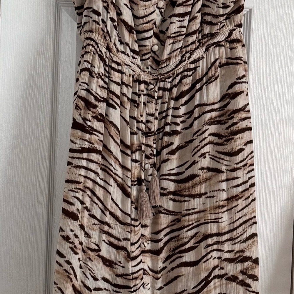 INC International Concepts Beige and Brown Skirt